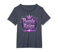 Purple Reign: Avventura Reale per Ragazzi Maglietta, Donna Plus-Size, Pervinca, 2X