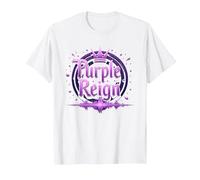 Purple Reign: Avventura Reale per Ragazzi Maglietta, Uomo, Bianco, XL