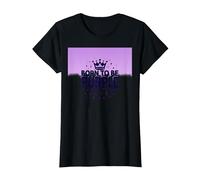 Purple Reign: Regal Crown Burst per Gli Appassionati Reali Maglietta, Donna, Nero, S