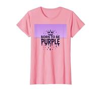 Purple Reign: Regal Crown Burst per Gli Appassionati Reali Maglietta, Donna, Rosa, XL