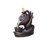 Purple Sand Buddha Hand Backflow Incense Burner Ornaments Creative Zen Bergamot Teapot Reflow Incense Holder Censer Crafts