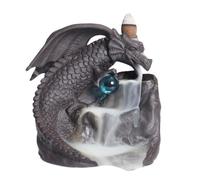 Purple Sand Smoke Incense Burner Creative Wing Dragon Playing Pearl lwood Backflow Incense Holder Home Decoration