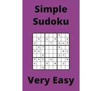 Purple Simple Sudoku Book, 9x9 Puzzles, 150 Pages, 5x8, Very Easy