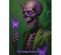 Purple Skeleton Calendar 2026: Focuses on Essential scheduling with Clean, Uncluttered Design