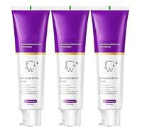 Purple Toothpaste for Teeth Whitening,Purple Toothpaste for Sensitive Teeth Whitening,Tooth Stain Removal Colour Corrector,Fresh Breath,Purple Toothpaste Whitening (3 pcs)