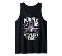 Purple Up For Military Kids Military Child Air Fighter Jet Canotta