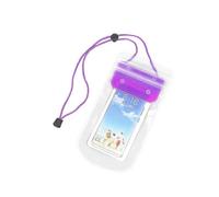 (Purple) Waterproof Phone Pouch Universal Sensitive Touch Thicken Hanging Neck Phone Underwater Case Dry Bag for Swimming JIKAIX