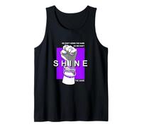 Purple We Don't Grind/Shine La stessa grafica viola Canotta