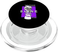 Purple We Don't Grind/Shine La stessa grafica viola PopSockets PopGrip per MagSafe
