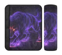 Purple Wolf Fire Cool 2 pz seggiolino auto Supporto Collo Più Comfort Guida per Auto forro para cinturon de segurida