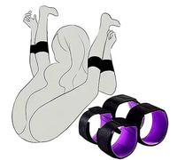 Purple Yoga Strap - Per esercizi di polso e caviglia - Aiuto per coppie principianti