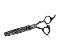 PURPLEBIRD Fobici per sfoltire Capelli, Puplebird Forbici Parrucchiere Professionali da 6 pollici Forbici texture capelli per barbieri,parruchieri,uomici,donna con finitura in Damasco