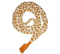 Purpledip Perline in legno per preghiera Ram Mala: Siddha Japa Garland Collana, 108+1 lepre Rama, Unisex (12457B)