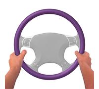 (purpleFrance)Coprivolante elastico universale per auto in silicone, con trama morbida e multicolore