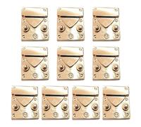 PURPLELILY 10 pz/set Elegante Tessuto Borsa Fibbia Alla Moda Fibbia Scatola Sicuro & Accessorio Alla Moda Per Borse Meccanismo di Bloccaggio