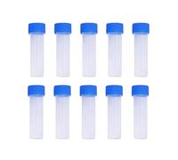 PURPLELILY 10pcs cucito ago contenitore trasparente ricamo infeltrimento bottiglia scatola pin stoccaggio tubo strumento cucito tubo