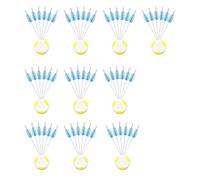 PURPLELILY 10Pcs Space Beans Lenza Anti Entanglement Fagioli di Ricambio Spazio Bean Per Protezioni Nodo E Gestione Linea Perline Da Pesca