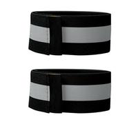 PURPLELILY 2pcs Riflettente Ciclismo Pantaloni Cinghie Elastici Gamba Bande Sport Notte Caviglia Cintura Per Migliorare Riflettente Banda