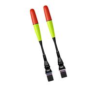 PURPLELILY 2Pcs Top Mount Glow Float Night Fishing LED Boe Luminoso Sensibile Sostituzione Galleggianti Gear Top Mount Boe Strumento di Notte