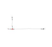 PURPLELILY Acciaio Pesca Filo Leader Linea Con Girevole Filo Leader Per Gancio Acqua Salata Accessorio Lago E Fiume Dispositivo