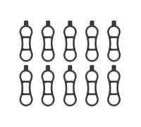 PURPLELILY Anelli in gomma elastica per lampada lampada guida registratori a specchio fissaggio gomma per vari accessori bici cinturino impermeabile per bici