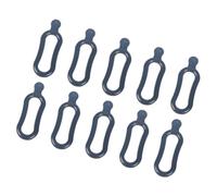 PURPLELILY Anelli in gomma elastica per lampada lampada guida registratori a specchio fissaggio gomma per vari accessori bici cinturino impermeabile per bici