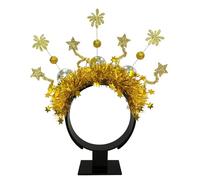 PURPLELILY Anno del 2025 Nuova fascia per capelli New Eve Hairband Festival Copricapo Forniture per feste Festival Puntelli Fascia per capelli per feste in famiglia Fascia