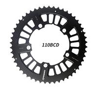 PURPLELILY Bike Chainwheel Acciaio/Alluminio Guarnitura Velocità Pignone Parti 34T 39T 50T 53T 110/130BCD 8/9/10/11T Bike Chainwheel