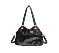 PURPLELILY Borsa a tracolla borse a tracolla trasparenti messaggeri da donna Itabag Toted Borse a tracolla per donna Itabag Crossbody, Nero
