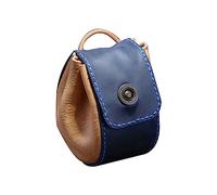 PURPLELILY Borsa per dadi in pelle PU con coulisse borsa per monete vintage borsa per gioielli per giochi di ruolo accessori da collezione dadi borsa piccola, Blu
