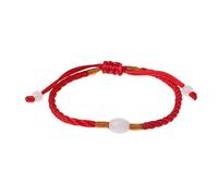 PURPLELILY Braccialetti fatti a mano fortunati imitazione giada trasferimento perline rosse Tiger Year Red Rope gioielli per studenti famiglie cavigliere per ragazze adolescenti