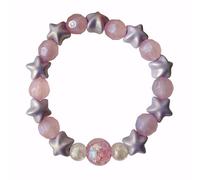 PURPLELILY Colorato Ciondolo Stella Perline Regolabile Pull Out Catena Della Mano Gioielli Alla Moda Per Le Donne Ragazze Braccialetto Regolabile, Misura unica, come descritto