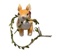 PURPLELILY Conigli in resina che si arrampicano su statue di vite all'aperto conigli appesi scultura simulazione art Decors Figurine ornamento regalo simulazione arte Decors Figurine ornamento