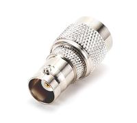 PURPLELILY Convertitore leggero da maschio TNC a femmina BNC connettore adattatore terminali per garantire una trasmissione stabile design filettato argento di bloccaggio