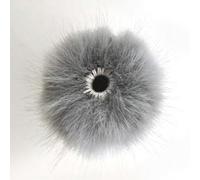 PURPLELILY Copertura antivento per parabrezza lavalier artificiale in pelliccia sintetica