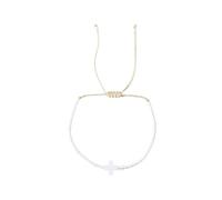 PURPLELILY Disegni regolabili Croci Fascino Con Perline Multicolore Decorazione Per Le Donne Alla Moda Gioielli Pezzi Abito Da Sera, Misura unica, come descritto