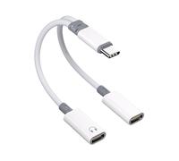 PURPLELILY Due Funzioni di Tipo C Adattatori 60W Ricarica Rapida HiFi Sound Universali Dispositivo Viaggio Friendly Nylons Mate HiFi Sound USB C Caricabatterie Veloci Adattatori