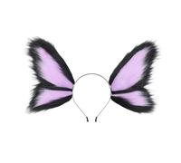 PURPLELILY Fairies Elfi Farfalla Orecchio Animale Cerchietto Regolabile Costume Accessorio per Gioco di Ruolo Feste di Halloween Raduno Vestire Morbido Orecchio Animale Per Gioco Di Ruolo