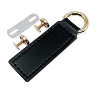 PURPLELILY Fibbia fatta a mano Accessorio per cintura Anelli a D Fibbie per borse Cravatte a spalla Collari per cani Cinture Gancio Accessori in pelle PU Anelli - Clip a forma di clip multiuso per