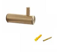 PURPLELILY Ganci da parete in ottone massiccio appendiabiti semplice gancio per accappatoio porta asciugamani per cucina bagno camera da letto dietro la porta porta asciugamani ganci per bagno porta