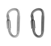 PURPLELILY Grande moschettone in lega di alluminio a forma di D Gancio a molla a sgancio rapido gancio fibbia campeggio gancio portachiavi all'aperto clip di bloccaggio arrampicata