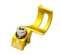 PURPLELILY Kit di pezzi di ricambio per deragliatore anteriore, unisex, per la maggior parte delle bici da strada, mountain bike, leva in lega di alluminio, morsetto deragliatore anteriore