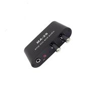 PURPLELILY MA2S Preamp Piccolo Stereo Sound Preamplificatore Aumenta Dynamic Mic 75X Per Podcast Streaming Caratteristica 3 Porta di Uscita Podcasting Amplificatore Audio