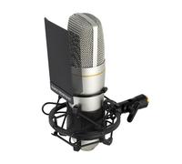 PURPLELILY Microfono a condensatore professionale Microfono a grande diaframma Computer Live Streaming Per Studio Podcasting Interviste Podcasting