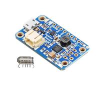 PURPLELILY Powerboost versatili 500 caricabatterie facili da usare ricaricabili USB da 5 V aumenta a 500 mA + per una ricarica efficiente Booster USB attivi