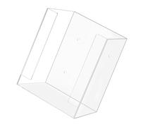 PURPLELILY Pratico organizer per guanti in acrilico trasparente a parete usa e getta guanti dispenser stand trasparente scatola di fazzoletti portaoggetti da bagno