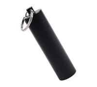 PURPLELILY Scatola per pillole in lega di alluminio, impermeabile, per medicine, portachiavi, contenitore, 3 scomparti, piccole bottiglie di medicine, impermeabile, pillole, portachiavi, medicinali