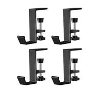 PURPLELILY Set di 4 ganci flessibili non adesivi da tavolo per una gestione efficiente dello spazio a casa, scuola o sul posto di lavoro, gancio rimovibile da scrivania