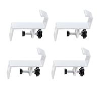 PURPLELILY Set di 4 ganci flessibili non adesivi da tavolo per una gestione efficiente dello spazio a casa, scuola o sul posto di lavoro, gancio rimovibile da scrivania