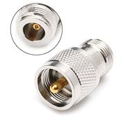 PURPLELILY Spina di frequenza ultraelevata PL259 maschio al connettore diritto femminile del connettore di N 50 ohm